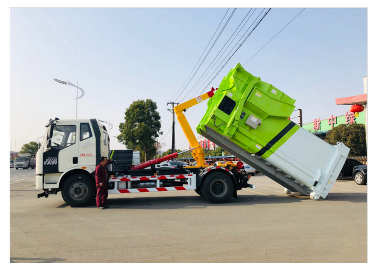 中潔牌XZL5070ZXX6型車(chē)廂可卸式垃圾車(chē)